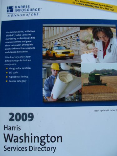 2009 Harris Washington Services Directory (9781600731174) by Harris InfoSource