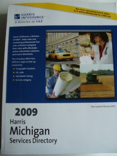 2009 Harris Michigan Services Directory (9781600731488) by Harris InfoSource