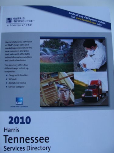 Harris Tennessee Services Directory 2010 (9781600731952) by Harris InfoSource