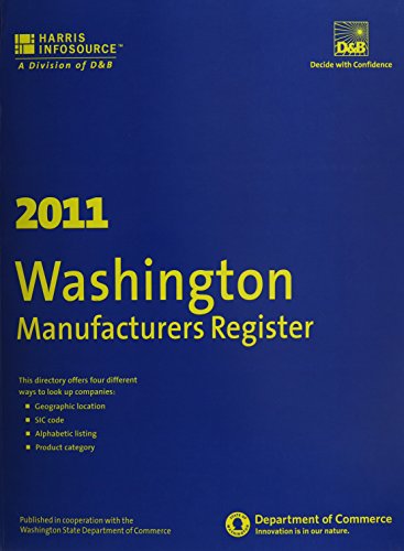 Washington Manufacturers Register 2011 (9781600732683) by Harris InfoSource