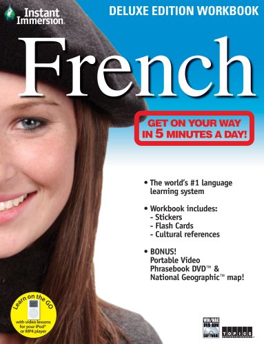 Stock image for Instant Immersion French - Deluxe Edition Workbook (French and English Edition) for sale by Wonder Book