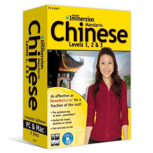 Stock image for Instant Immersion Mandarin Chinese Levels 1, 2 & 3 (English and Mandingo Edition) for sale by HPB Inc.