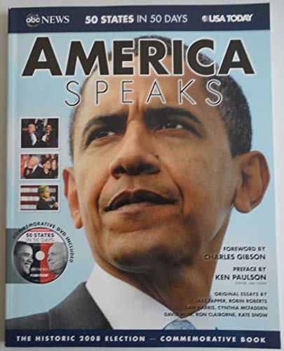 Stock image for America Speaks: The Historic 2008 Election with DVD for sale by Ergodebooks