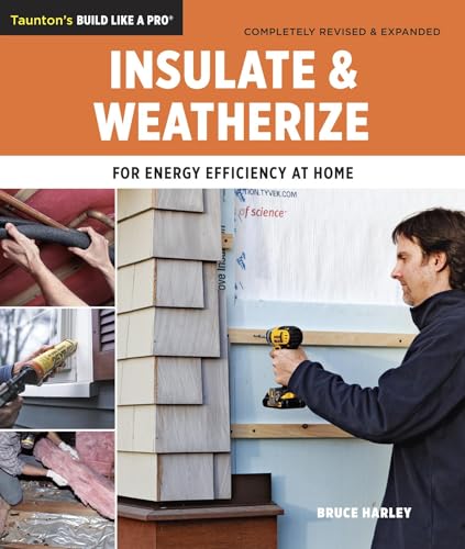 Beispielbild fr Insulate and Weatherize : For Energy Efficiency at Home zum Verkauf von Better World Books