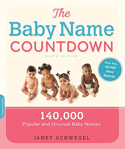 Beispielbild fr The Baby Name Countdown : 140,000 Popular and Unusual Baby Names zum Verkauf von Better World Books