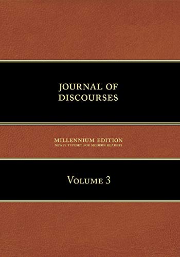 Beispielbild fr Journal of Discourses: Volume 3 zum Verkauf von Hawking Books