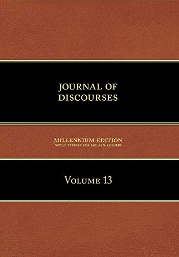 Stock image for Journal of Discourses, Volume 13 for sale by PBShop.store US