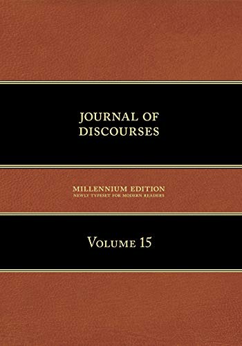 Stock image for Journal of Discourses, Volume 15 for sale by PBShop.store US
