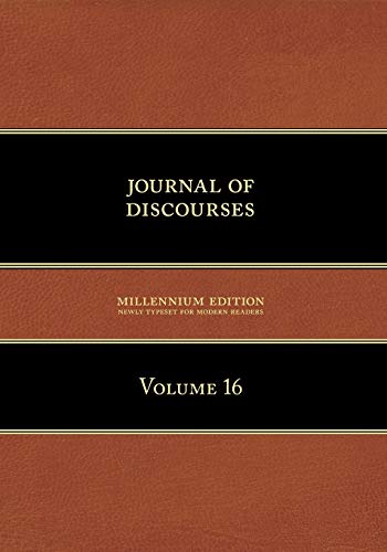 Stock image for Journal of Discourses, Volume 16 for sale by PBShop.store US