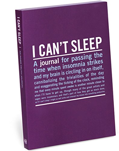 Stock image for Knock Knock Mini Inner-Truth Journal, I Can't Sleep, 4 x 5.75 Inches (50077) for sale by Jenson Books Inc