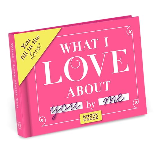 Stock image for Knock Knock What I Love about You Book Fill in the Love Fill-in-the-Blank Book Gift Journal, 4.5 x 3.25-Inches for sale by Once Upon A Time Books