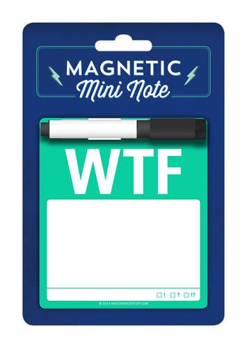 9781601065681: Magnet Mini Note: WTF (Magnetic Mini Note)