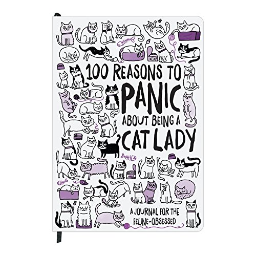 Imagen de archivo de Knock Knock 100 Reasons to Panic about Being A Crazy Cat Lady Journal a la venta por HPB-Movies