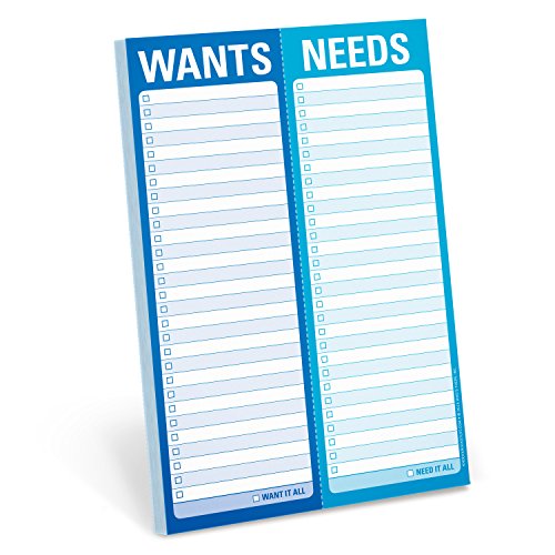 9781601066886: Wants/Needs Perforated Pad