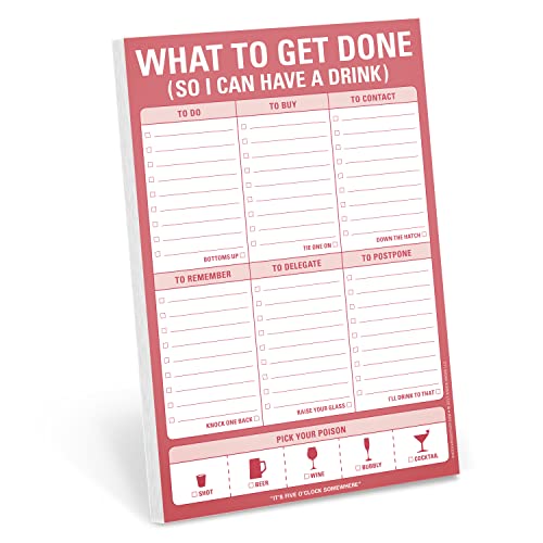 Stock image for Knock Knock What To Get Done (So I Can Have A Drink) Pad for sale by Revaluation Books