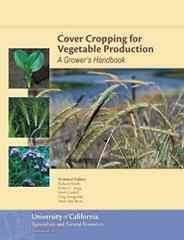 Imagen de archivo de Cover Cropping for Vegetable Production : A Grower's Handbook a la venta por Better World Books: West