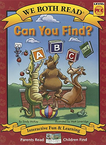 Imagen de archivo de Can You Find? (We Both Read - Level Pk-K): An ABC Book a la venta por SecondSale