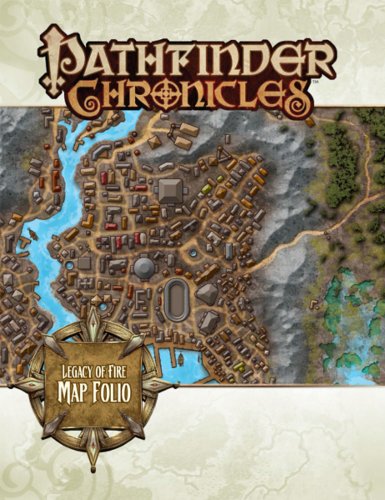 Beispielbild fr Pathfinder Chronicles Map Folio: Legacy of Fire zum Verkauf von Revaluation Books