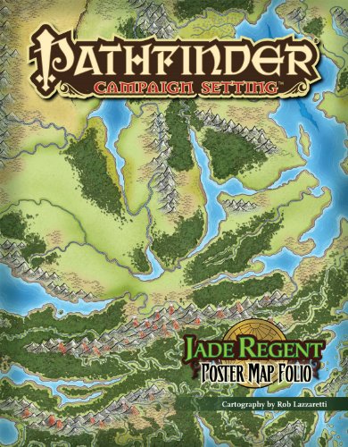 Pathfinder Campaign Setting: Jade Regent Poster Map Folio (9781601253996) by Lazzaretti, Rob