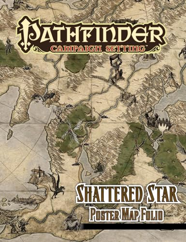 Imagen de archivo de Pathfinder Campaign Setting: Shattered Star Poster Map Folio a la venta por Half Price Books Inc.