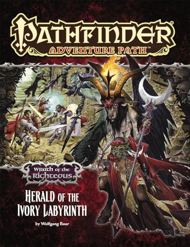 Beispielbild fr 77 "Wrath of the Righteous #5 - Herald of the Ivory Labyrinth" (Pathfinder Roleplaying Game (1st Edition) - Adventure Path #061 - #090) zum Verkauf von Noble Knight Games
