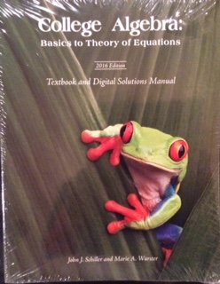 Beispielbild fr COLLEGE ALGEBRA 2016 ED. >CUSTOM< zum Verkauf von ThriftBooks-Atlanta