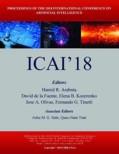 Beispielbild fr Artificial Intelligence (The 2018 WorldComp International Conference Proceedings) zum Verkauf von Books From California