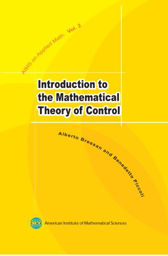 Imagen de archivo de Introduction to the Mathematical Theory of Control (Applied Mathematics) a la venta por Better World Books