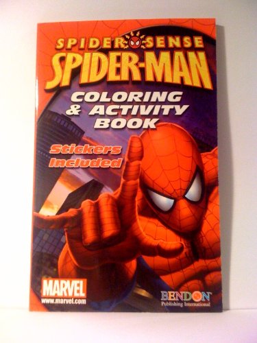 9781601399632: Spider Sense SPIDER-MAN Coloring & Activity Booklet Includes Stickers (5.25 x 8.25 inch travel size)