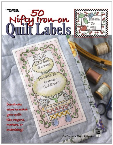 50 Nifty Iron-On Quilt Labels (Leisure Arts #3466) [Book]