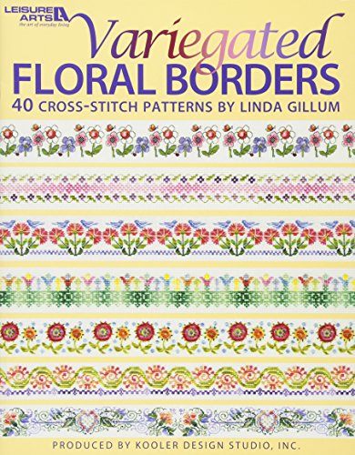 9781601408549: Variegated Floral Borders: 40 Cross-stitch Patterns