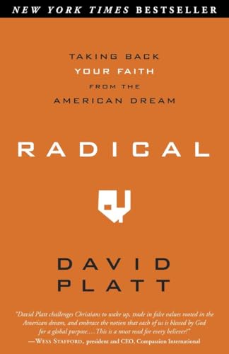 Beispielbild fr Radical: Taking Back Your Faith from the American Dream zum Verkauf von SecondSale