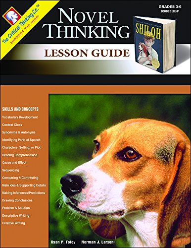 Stock image for Novel Thinking - Shiloh (Grades 3-6) for sale by Ocean Books