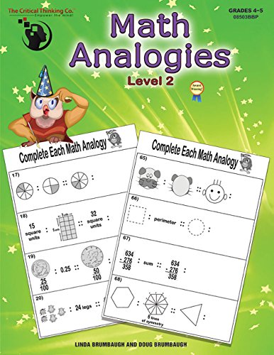 9781601441980: Math Analogies: Book 2 (Grades 4-5)