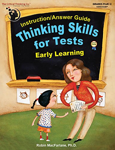 Stock image for Thinking Skills for Tests: Early Learning - Instruction Answer Guide for sale by Gulf Coast Books