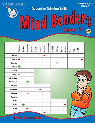 Beispielbild fr Mind Benders: Deductive Thinking Skills, Book 7, Grades 7-12+ zum Verkauf von Save With Sam