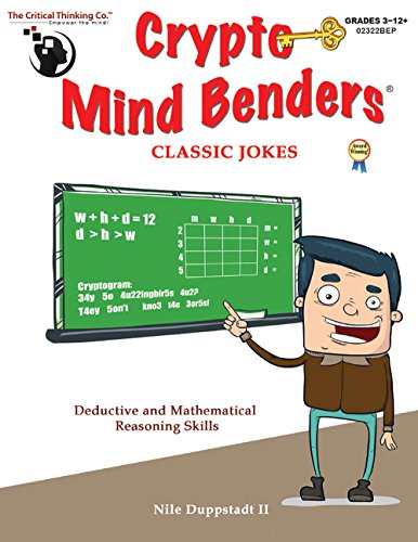 Beispielbild fr Crypto Mind Benders: Classic Jokes, Grades 3-12+ zum Verkauf von BooksRun