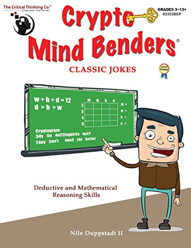 Stock image for Crypto Mind Benders: Classic Jokes, Grades 3-12+ for sale by Orion Tech