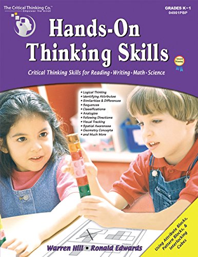 9781601445001: Hands-On Thinking Skills - Critical Thinking Skills for Reading, Writing, Math, and Science (Grades K-1)