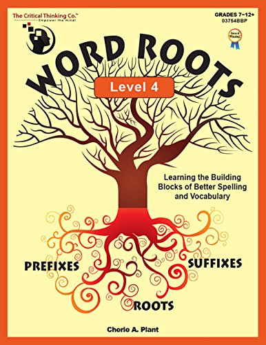 Stock image for Word Roots Level 4 Workbook - Learning the Building Blocks of Better Spelling and Vocabulary (Grades 7-12) for sale by HPB-Red