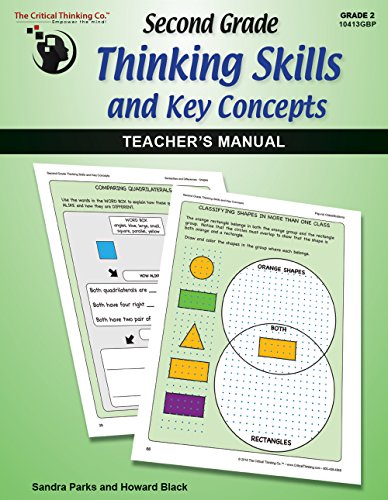 Imagen de archivo de Second Grade Thinking Skills & Key Concepts: Teacher's Manual Workbook - Teaches Beyond Most State & Common Core Standards (Grade 2) a la venta por Irish Booksellers