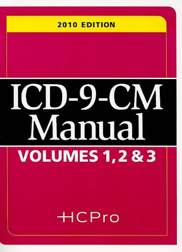 ICD-9-CM 2010 Manual (9781601466266) by HCPro, Inc.