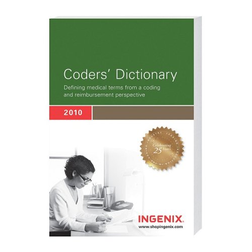 Stock image for Coders' Dictionary 2010 (Ingenix Product) for sale by HPB-Red