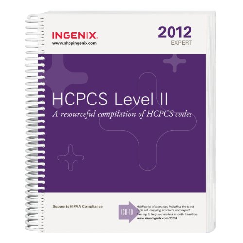 HCPCS Level II Expert 2012 (HCPCS LEVEL II EXPERT (SPIRAL)) (9781601515704) by Ingenix