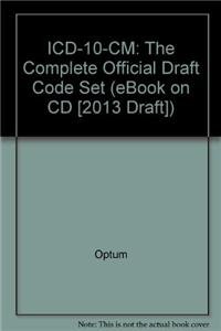 9781601516305: ICD-10-CM: The Complete Official Draft Code Set (eBook on CD [2013 Draft])