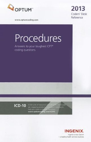 Imagen de archivo de Coders? Desk Reference for Procedures 2013 a la venta por Decluttr