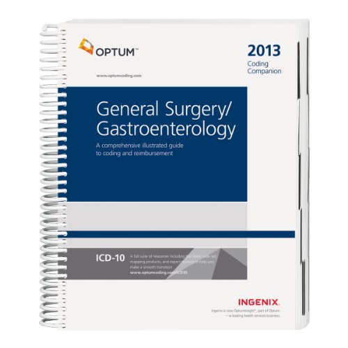 Coding Companion for General Surgery/ Gastroenterology 2013 (9781601516800) by Ingenix