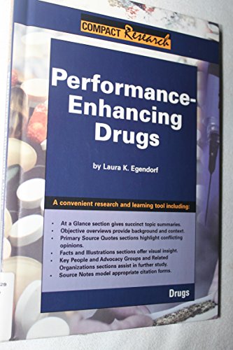 Beispielbild fr Performance Enhancing Drugs zum Verkauf von Better World Books