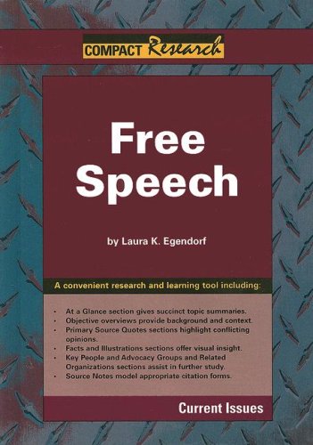 Beispielbild fr Free Speech zum Verkauf von Better World Books: West