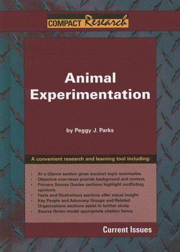 Beispielbild fr Animal Experimentation (Compact Research: Current Issues) zum Verkauf von Ergodebooks